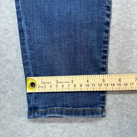 Kut From The Kloth Diana Skinny Jeans WMN 6 Blue Medium Wash Mid Rise Distressed - Picture 10 of 10